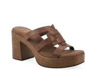 Barillo Platform Sandal Dark Tan view