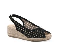 Maize Espadrille Wedge Sandal Black view