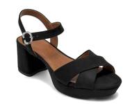 Cosmos Platform Sandal Black view