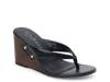 Maryland Wedge Sandal Black Leather view
