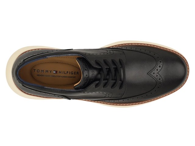 TOMMY Hilfiger Wing Oxfords Black Size 8.5 Tommy Hilfiger Foyer Wingtip Oxford - Free Shipping | DSW main image 3