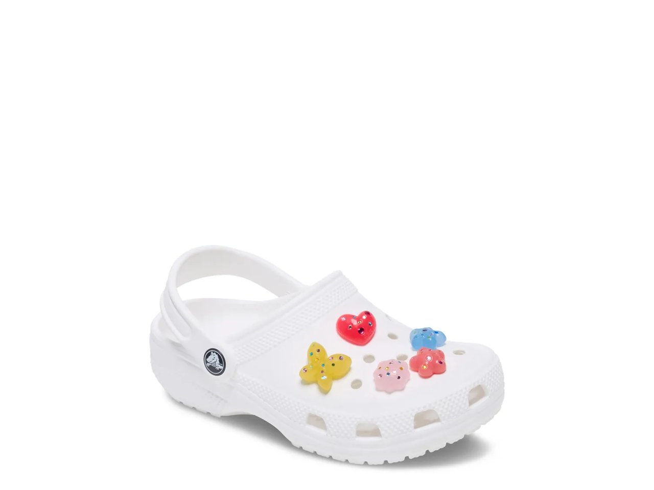 Dainty Gem Floral Jibbitz Set - 5 Pack