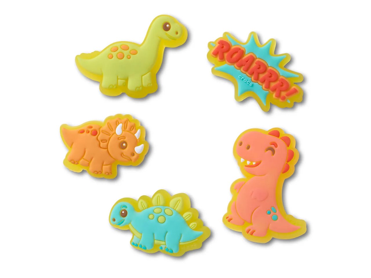 Lights Up Little Dinos Jibbitz Set - 5 Pack