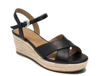 Casarina Espadrille Wedge Sandal Black view