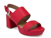 Camilia Platform Sandal Red view