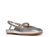 Delicato Flat Silver Leather view