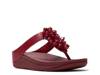 Fino Wedge Sandal Berry Red view