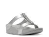 Fino Wedge Sandal Silver Metallic view