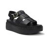 Gen-FF Max Platform Fisherman Sandal Black Leather view