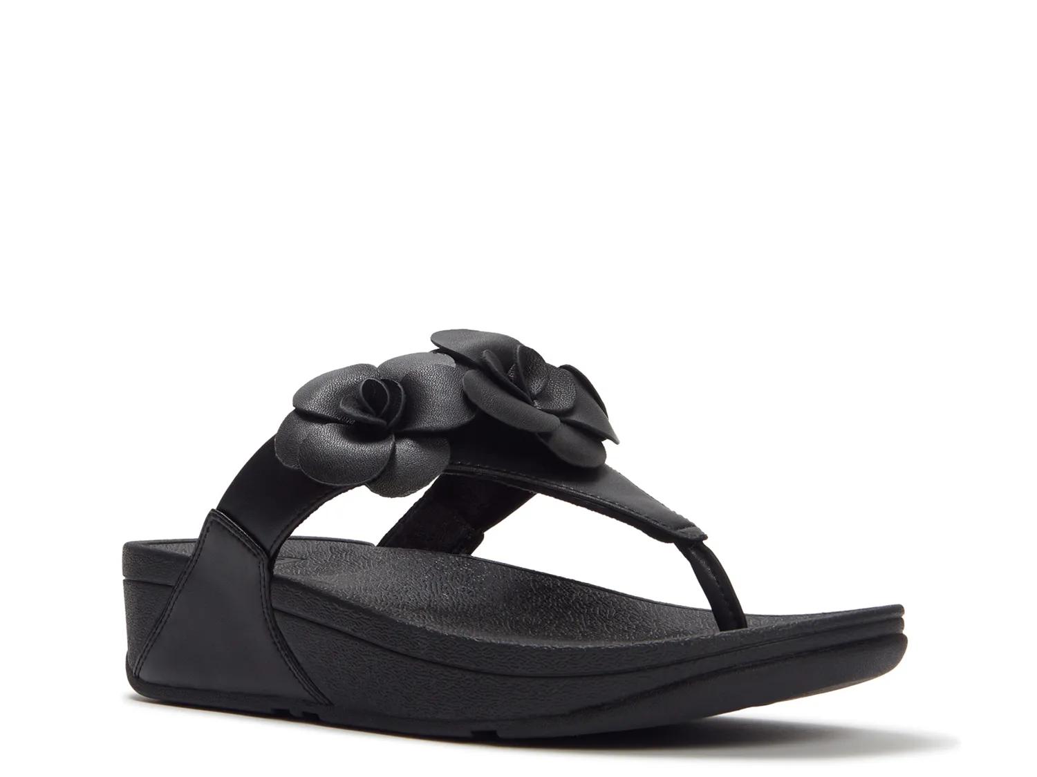 Lulu Flower Wedge Sandal - image 2