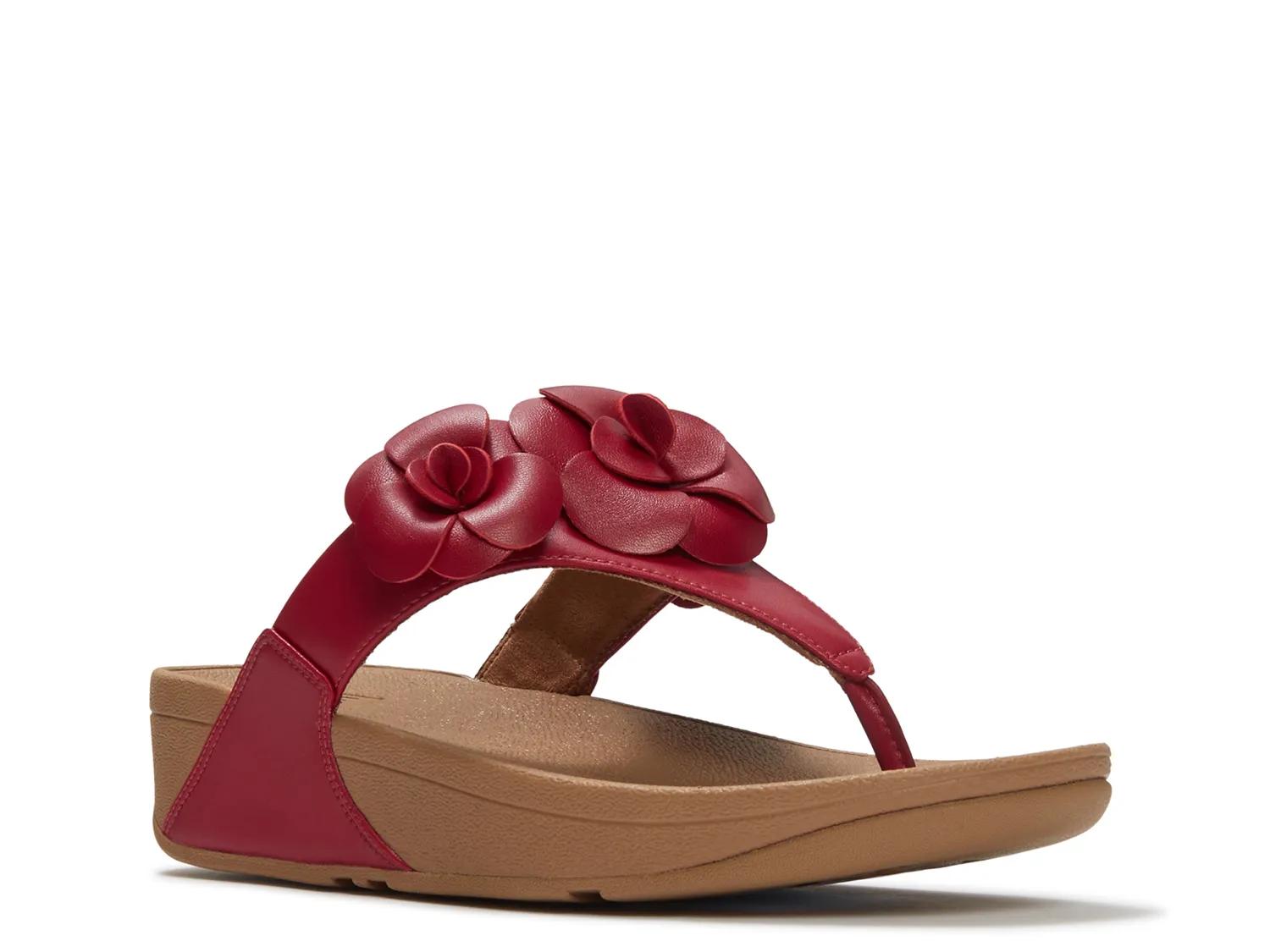 Lulu Flower Wedge Sandal - image 3