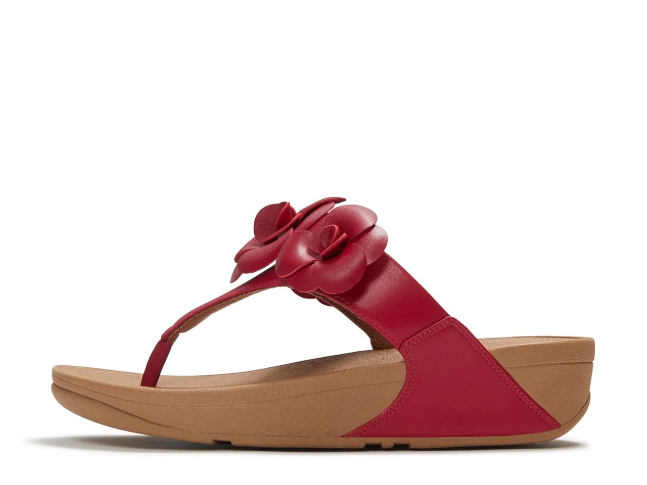 Lulu Flower Wedge Sandal