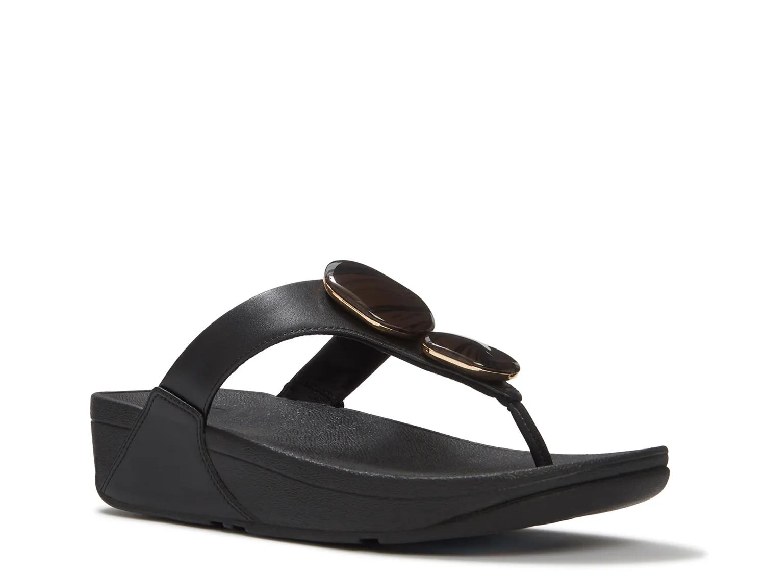 Lulu Marbled Stone Wedge Sandal - image 2