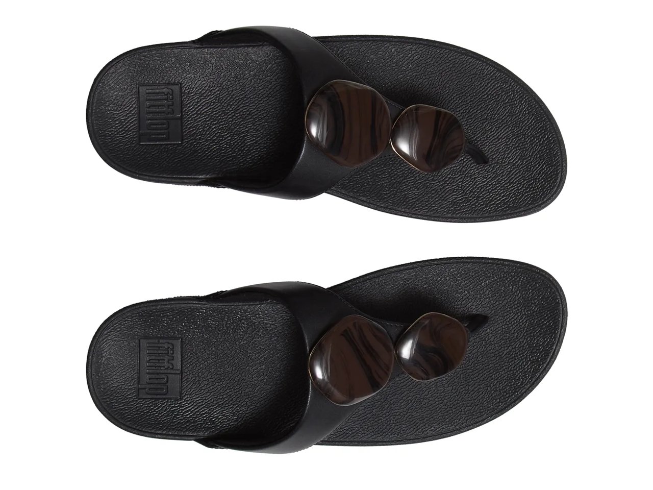 Lulu Marbled Stone Wedge Sandal