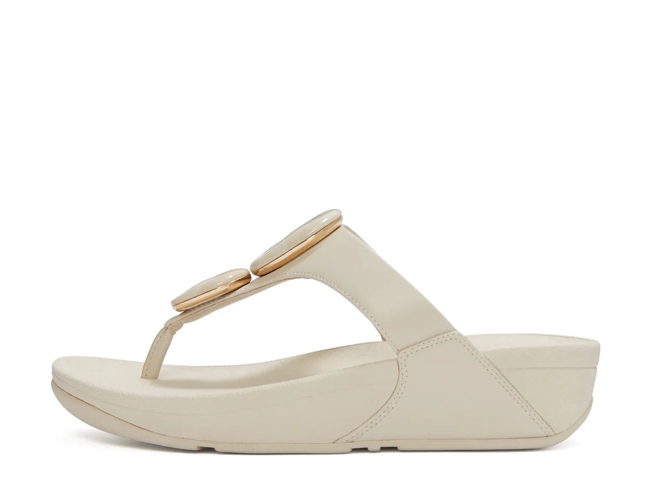 Lulu Marbled Stone Wedge Sandal