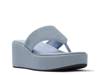 Platfforms Platform Wedge Sandal Light Denim Blue view