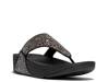 Lulu Wedge Sandal Black view