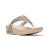 Lulu Wedge Sandal Platino view