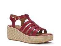 PlatFForms Espadrille Wedge Sandal Berry view