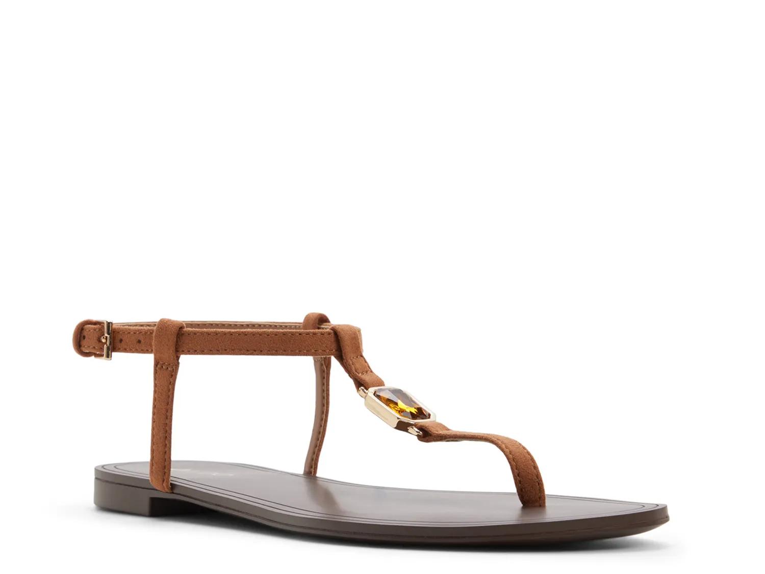 Aldo Sandstone Sandal | Women's | Medium Brown | Size 5 | Sandals