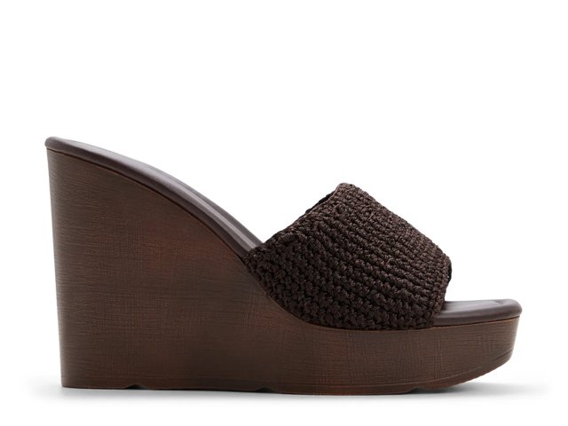 Grounded Wedge Sandal
