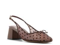 Lilyna Pump Brown Fabric view