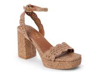 Maiden Platform Sandal Brown Raffia view