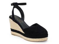 Becca Espadrille Wedge Sandal Black view