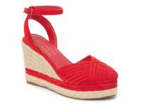 Becca Espadrille Wedge Sandal Red view