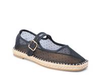 Meg Mary Jane Flat Black Polka Dot view