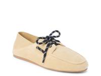 Petra Flat Natural Beige Suede view