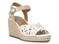 Coyna Espadrille Wedge Sandal White Linen view