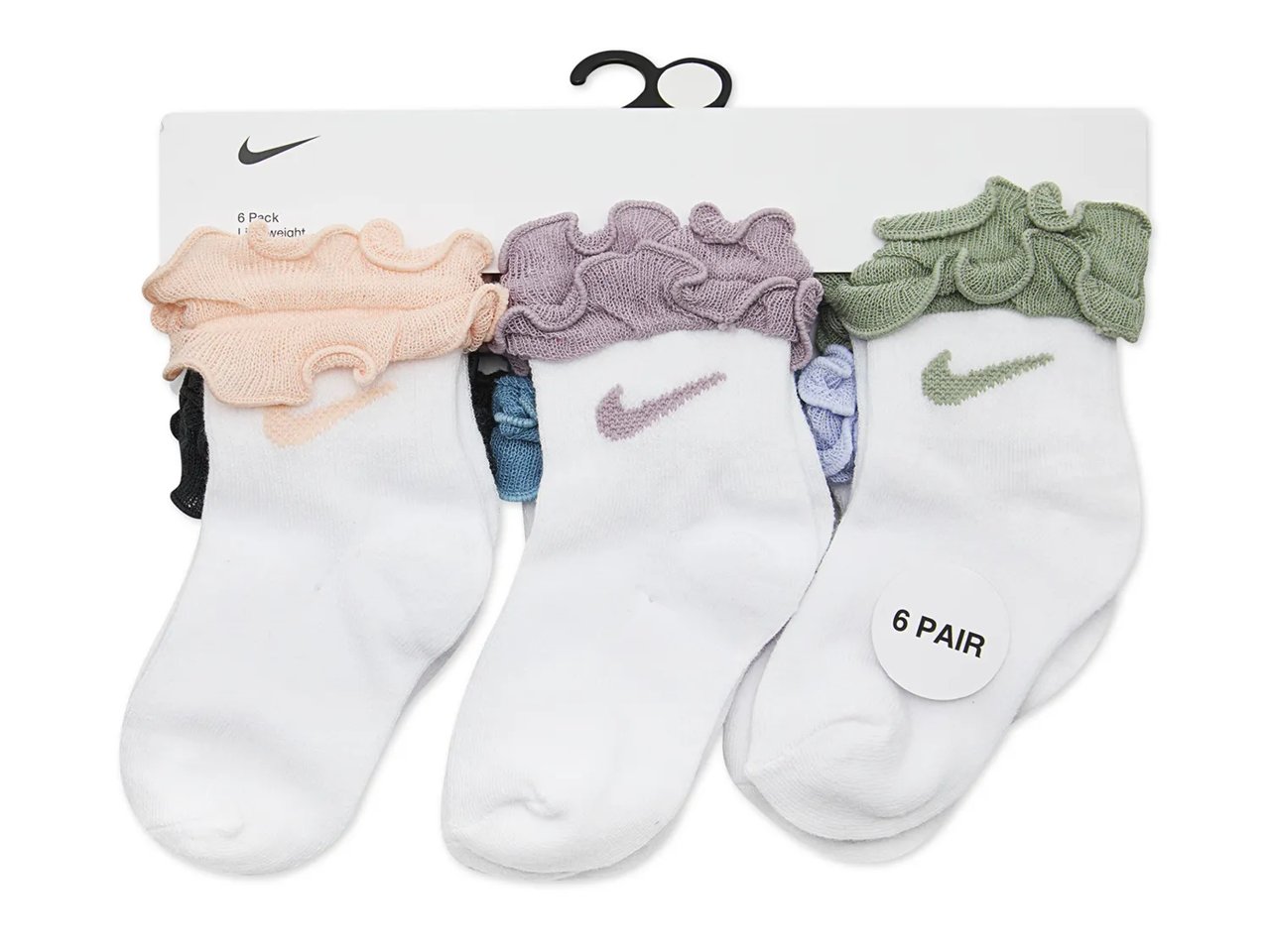 Ruffle Kids' Ankle Socks - 6 Pack