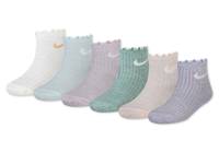 Lettuce Kids' Ankle Socks - 6 Pack Multicolor view