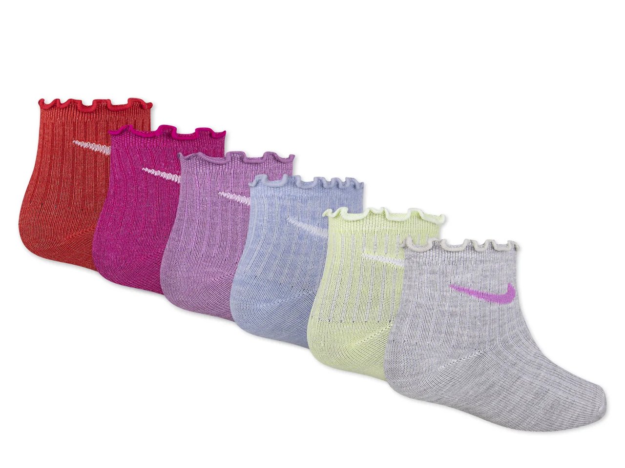 Lettuce Kids' Ankle Socks - 6 Pack