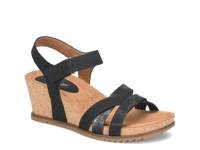 Talia Wedge Sandal Black view