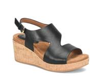 Kryss Wedge Sandal Black view