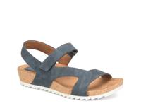 Gillian Wedge Sandal Navy view