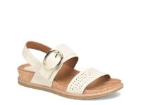 Garland Wedge Sandal Bone White view