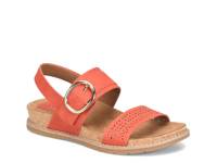 Garland Wedge Sandal Orange view