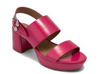 Camera Platform Sandal Fuchsia view
