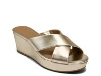 Cruis Wedge Sandal Gold Metallic view