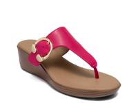 Izola Wedge Sandal Fuchsia view