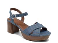 Charlye Platform Sandal Blue view
