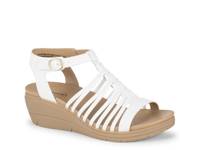 Enara Wedge Sandal White view