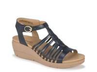 Enara Wedge Sandal Navy view