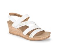 Facie Wedge Sandal White view