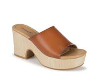 Teah Platform Sandal Cognac view