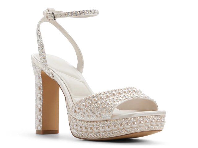 Aldo Platform Metallic Rhinestone Wedge Sandals Aldo Women main image 3