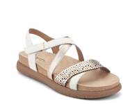 Athena Sandal White/Gold Metallic view